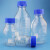 铸固 蓝盖玻璃试剂瓶 实验室用螺口带刻度玻璃瓶透明丝口样品瓶 高硼硅500ml 