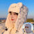 DOGHC棉帽冬季帽子女 新款 洋气雷锋帽防风防寒帽保暖时尚冬天 高端升级版-灰色