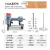 冰禹 气钉枪 钢钉直钉枪木工装修码钉气动枪 T50A直钉枪(不卡钉款) BYS-320