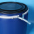 150L升法兰桶加厚开口塑料桶圆桶带盖子储水化工桶海鲜发酵泔水密封 150升桶身（不含盖和箍）