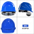 定制适用于工地国标加厚透气施工领导男白色头盔印字头帽 欧式透气蓝色抽拉式帽衬
