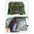 护力盾 水墨纹丛林迷彩包，防毒面具便携式斜跨包