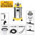 洁baBF501吸尘器洗车用强力大功率吸水机大吸力商用30升1500W BF501B黄色汽保换8米（小管） （自助洗车机专