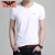AEXP阿玛EA7XP尼旗下男士短袖t恤纯棉圆领夏装百搭修身半袖上衣打 白色-短袖T恤 M