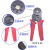 管型端子压线钳HSC8 64 快速接线钳针形夹线0.2516平方 VSC9 16-4(范围0.08-16mm)