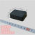 全新料ABS塑料小外壳定位电子电源盒接线盒开关仪表盒可开孔DIY 黑色KT-17(51*36*18)