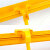 沃数 光纤槽道 BWG55 光纤黄色波纹软管 口径55mm×长800mm 1根 机房布线ABS阻燃塑料下纤穿线管