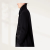 阿玛尼（GIORGIO ARMANI）23新款男装精美黑色双层羊绒布双排扣长款大衣 56