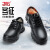 3516新式皮鞋男冬季加绒保暖棉皮鞋真皮休闲羊毛鞋训练鞋运动跑鞋 黑色 43