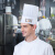 汇普特 一次性中高厨师帽酒店厨房后厨男女厨师工作帽一次性纤维厨师帽子 23公分白色（20个装） 均码