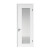 TATA木门 厨房门厨卫门卫生间门厕所门室内门卧室门玻璃门 瓷白色(单开)