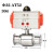快装气动304-不锈钢卫生级直通球阀双作用卡箍式快接阀门可耐高温 304 Φ32卡盘50.5 AT52
