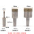 锥柄烧结钻头玻璃钻孔机玻璃钻头直径4-50mm锋利耐用玻璃开孔器 28mm烧结开孔器锥柄