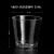 采易乐 航空杯 一次性试喝杯 食用级硬质塑料加厚透明水杯30ML（200只)
