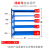豫选工品 货架仓储仓库置物架多层多功能展示架加厚自由组合多功能架中型 120*60*200cm*5层副架承重200KG/层