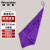 稳斯坦 多功能细纤维吸水毛巾 30*30 紫色10条(小号) 清洁挂绳毛巾 WL-043