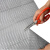 科尔尚 PVC透明防滑镂空地垫 TH09灰色 0.9m宽X1m长 5天