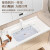 顾家家居（KUKA）浴室柜陶瓷一体盆卫生间洗脸洗手池盆柜组合洗漱台G-06815B090XBJ