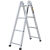 适用于梯子加宽加厚人字梯多功能两用梯直梯冲压梯折叠家用伸缩梯 冲压关节梯4.0米