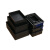 塑料防静电托盘长方形方盘加厚元件盒物料盒零件盒工具周转箱黑色 3号方盘 560*375*80mm