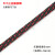 加密避震网尼龙PET编织网HIFI保护发烧线材蛇皮网加棉屏蔽网套DIY 6mm红黑色PET丝-1米