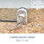 不锈钢玻璃门锁插销锁办公室玻璃门浴室单双门锁商铺单开地插地锁 拉丝银(双开插销)X-L4118