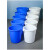 大号圆形垃圾桶户外环卫工业加厚垃圾桶商用食堂厨房专用垃圾桶 120升桶(带盖)蓝色
