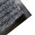金固牢 KCAA-240 商场门口双条纹地垫 复合PVC地垫防尘防滑可裁剪迎宾毯 烟灰色50*80cm