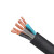 佳雁 国标铜丝软电缆 YZ 3*2.5平方中型橡套线 户外耐磨电源线 10米