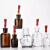 实验室专用玻璃瓶酒精瓶玻璃医用广口瓶 磨砂医药瓶器皿试剂瓶 60ML茶色广口瓶