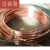 昙蓓漫单芯硬线紫铜线3.0mm裸铜线7平方导电粗铜丝DIY手工红铜线 直径3mm1米