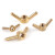  京繁 黄铜螺母 手拧蝶形螺母 一个价 铜羊角螺母M14 