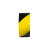 瑞珂韦尔（Rockwell）划线分区警示胶带斑马贴地板胶带楼梯车间危险标识地面PVC球场划线胶带 黑黄 5cm*14m