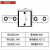 国产上银微型直线导轨滑块MGN5CMGN7CMGN9CMGN12C9H12H线性滑轨 MGW7R 导轨-100MM=0.1米 其他