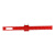 鸣驰 木工多功能划线尺 铝合金高度测量T型尺红色木工划线器测量尺 蓝色短款划线尺/2把 