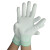 薄款手套劳保工作耐磨尼龙涂指涂掌手套浸胶涂胶透气手套 白色涂掌(12双装) S