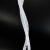 海斯迪克 HKHE-048 缠绕管 电线线束保护带 PE保护套包线管绕线管 白色4mm*20m*1根
