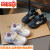 JIANDIRUN女童运动鞋韩版秋季儿童时尚运动鞋中大童软底网红跑步鞋 黑色 27码内长16.5cm