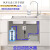 仁聚益水槽洗菜盆桶装水抽水器厨房2分水龙头加水器自动上水 小功率单抽水泵