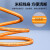 山泽 七类双屏蔽网线 低烟无卤无氧铜箱线 CAT7类工程万兆网络宽带线 100米/轴 橙色 SFTP-7100