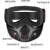 全脸防护面罩焊工防强光辐射防烤脸面具骑行防风沙电焊防护面罩 透明M4面罩高清防雾