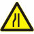 定制适用交通警告标志定制三角铝板反光指路牌注意学校标识人行道减速慢70 左道变窄