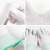 生活纱布沙小号白色通用手套劳保耐磨家务工业棉线夏季全线 白绿色尼龙手套6双装 S