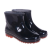 筑华工品 防水保暖低筒耐油耐酸耐磨雨鞋 雨靴男士黑色45 单位：双