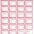 定制适用图书分类标签河北省中小学图书标签彩色书标图书馆色标图 F类(一张32贴)