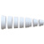 PVC变径大小头油烟机转换头变径排风管异径接头180转160 170 150 8(变径圈/150-180)