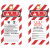 BOZZYS 工业警示挂牌上锁停工标签锁标签警示牌PVC通用标识牌BD P01中文 10片装
