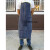 【纯牛皮电焊围裙】隔热防火花耐高温焊接用品焊工围裙焊接防护服 藏青色三拼牛皮(60CM*90CM)