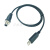 USB转M12 8芯航空头 适用天平RS232串口通讯线 DB9转8针 10m