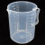 铸固 塑料刻度杯实验室 带把塑料透明量杯容量测量杯 1000ml 